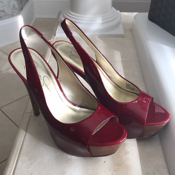 Jessica Simpson Shoes Jessica Simpson Red Heels Poshmark
